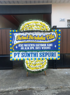 Papan Bunga Duka di Ganting
